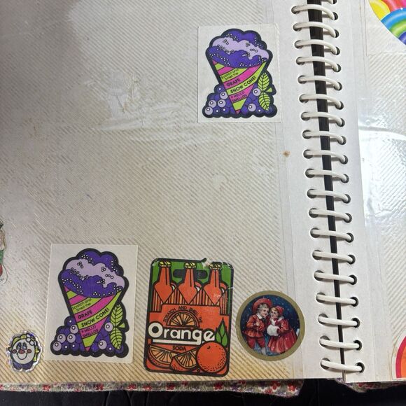 HUGE Vtg 1980s Sticker Album Lot 400+ SCRATCH N SNIFF Puffy Mello Smellos Rare I - Picture 10 of 16